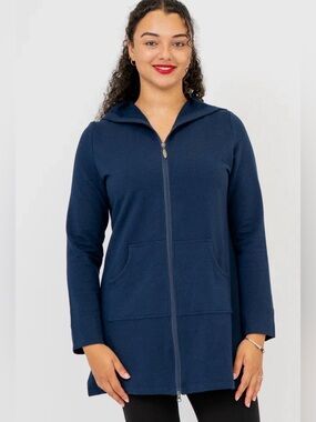 Blue Sky Cortez Bamboo/cotton Zip Up Long size XL